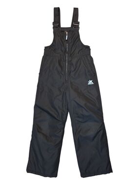 ZeroXposur Black Kids Snow Overalls with Adjustable Straps